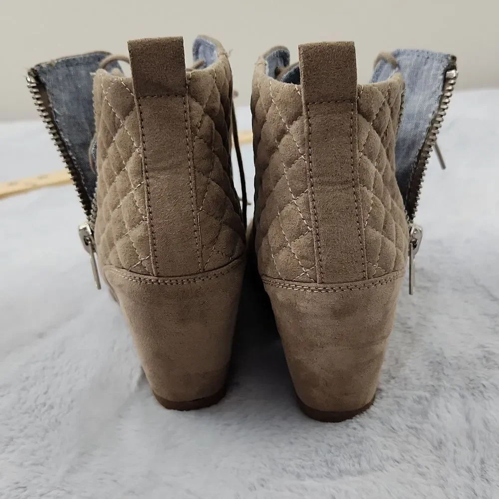 BONGO Tan colored ankle boots size 7 - Picture 13 of 13